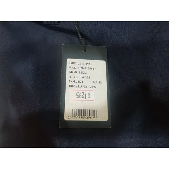 Cesare Attolini Blue Dress Pants Size 42 New With Tags.